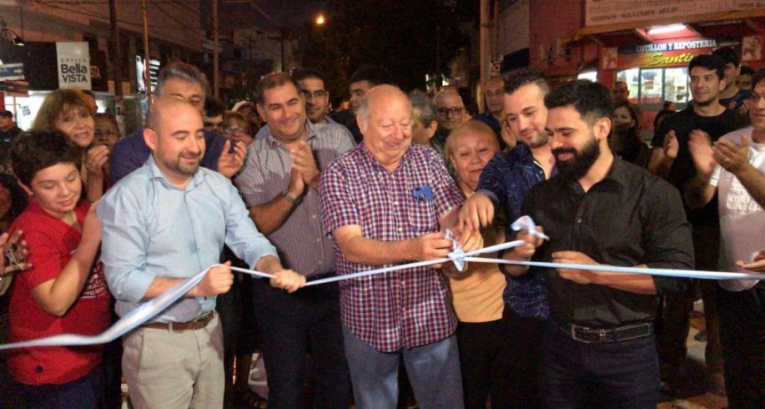 Mirolo inaugur&oacute; una nueva etapa de la semipeatonalizaci&oacute;n del microcentro bande&ntilde;o