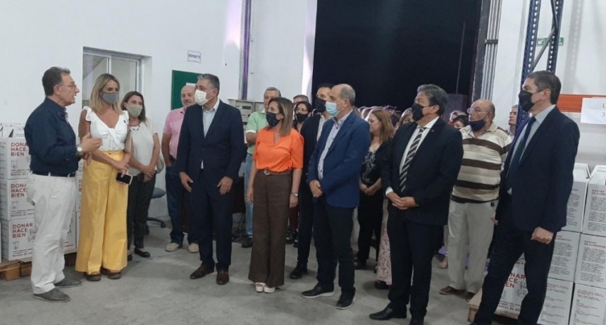 AUTORIDADES MUNICIPALES PARTICIPARON EN LA INAUGURACI&Oacute;N DE LA NUEVA UNIDAD DE PROCESAMIENTO FRUTIHORT&Iacute;COLA DEL BANCO DE ALIMENTOS
