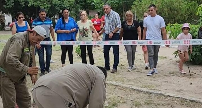 El municipio comenz&oacute; a desarrollar el proyecto "Puesta en valor de los espacios verdes" 