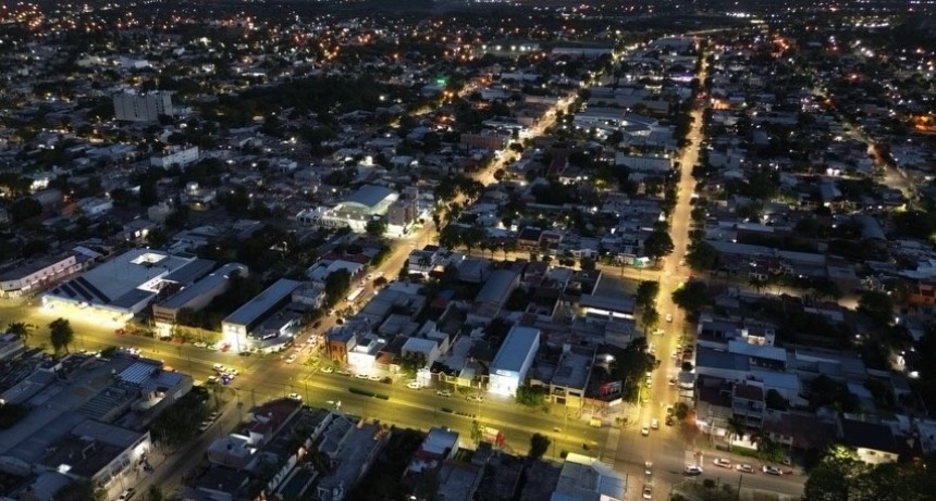 Nediani habilit&oacute; la octava etapa del nuevo sistema de iluminaci&oacute;n LED en el barrio Centro