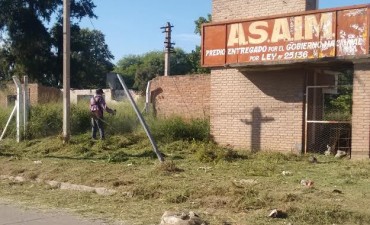 Incrementan los trabajos de desmalezamiento en La Banda 