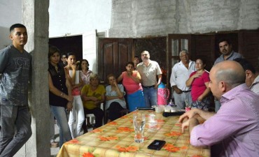  Mirolo se reuni&oacute; con vecinos para planificar mejoras para el barrio 25 de Mayo Ampliaci&oacute;n
