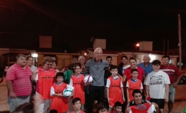 l municipio inaugur&oacute; la escuelita de f&uacute;tbol del barrio El Rinc&oacute;n