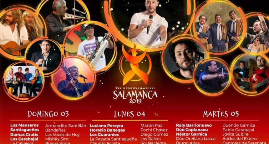 El domingo se enciende nuevamente el fuego salamanquero con una gran cartelera