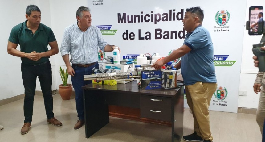 Nediani entreg&oacute; herramientas de trabajo para mejorar servicios de la ciudad de La Banda
