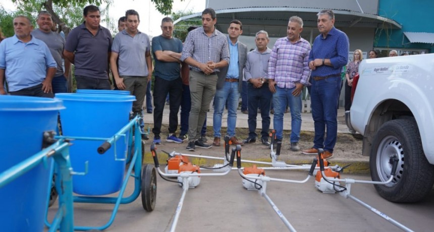  Nediani entreg&oacute; herramientas para Servicios P&uacute;blicos