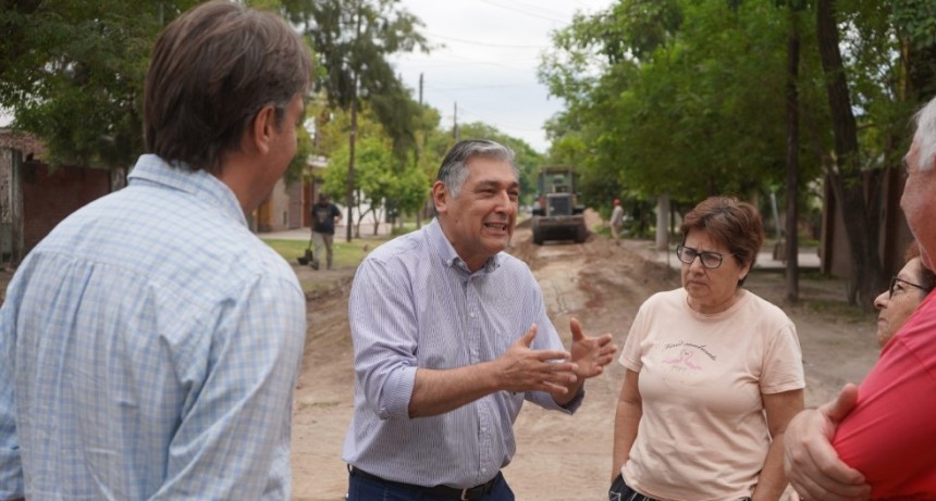 Nediani destaca el avance de obras integrales de infraestructura en La Banda