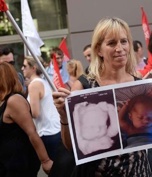 Movilizaciones a favor y en contra de la despenalizaci&oacute;n del aborto