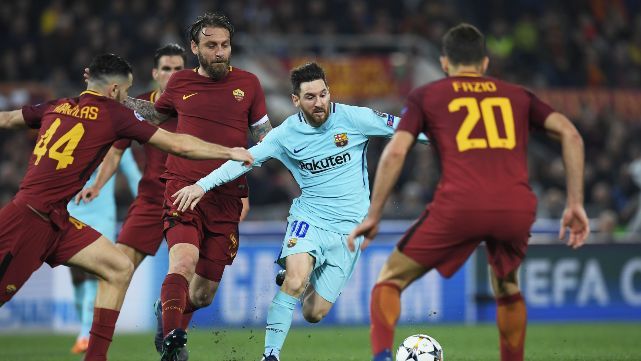 Roma logr&oacute; la haza&ntilde;a y dej&oacute; afuera al Barcelona