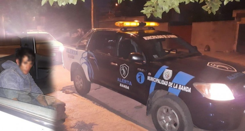 Alerta Banda retuvo a un sujeto que intent&oacute; asaltar una parrillada bande&ntilde;a