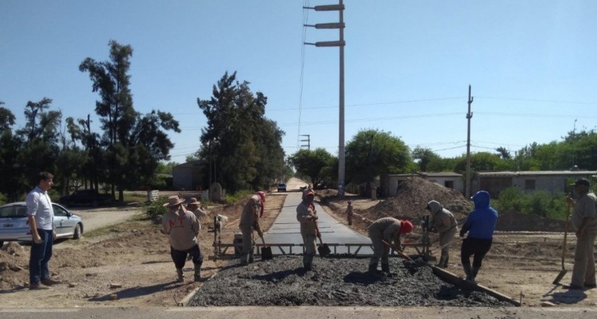 LA MUNICIPALIDAD SE ENCUENTRA EN LA ETAPA FINAL DE LA OBRA DE PAVIMENTACI&Oacute;N DE LA CALLE MONTEAGUDO  