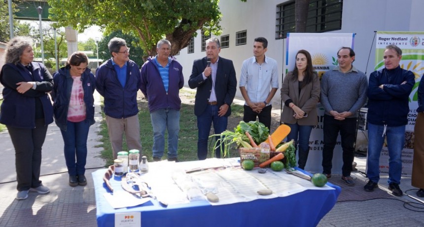 El intendente Nediani encabez&oacute; el Lanzamiento de la Campa&ntilde;a Hort&iacute;cola Oto&ntilde;o-Invierno 2024