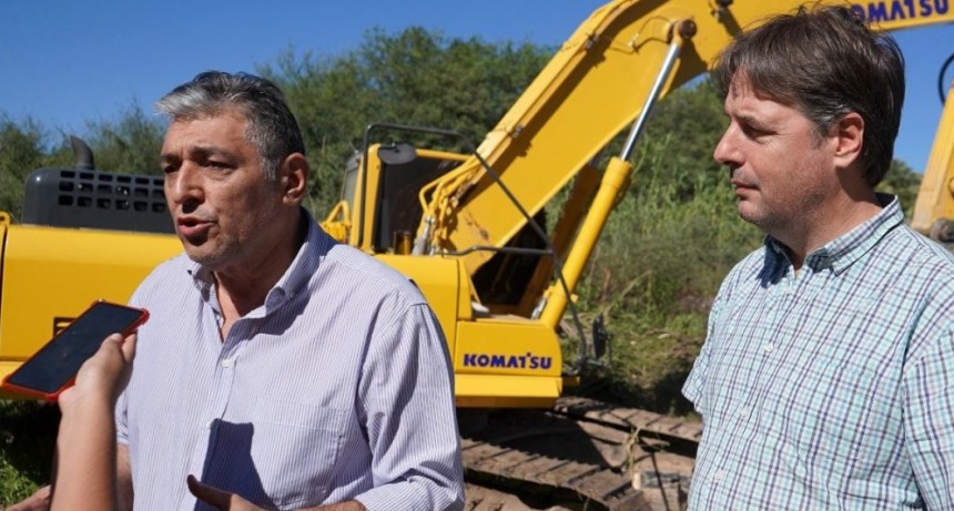 Nediani comenz&oacute; importante obra de desag&uuml;e pluvial de 5000 metros de extensi&oacute;n