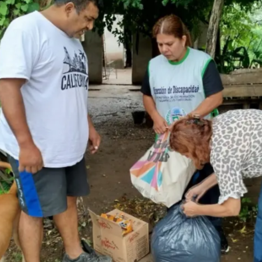 Diferentes &aacute;reas municipales trabajaron en la asistencia a vecinos tras el temporal