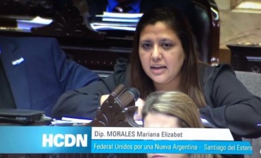 La diputada Morales respald&oacute; la postura del Frente Renovador ante el tratamiento de la ley de antidespidos