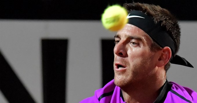 Del Potro complet&oacute; su partido y cay&oacute; ante Djokovic