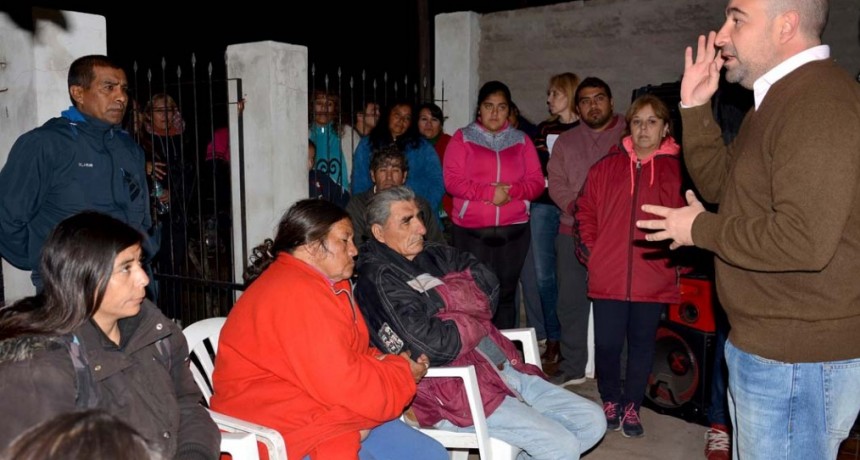 El intendente Mirolo planific&oacute; la ejecuci&oacute;n mejoras solicitadas por los vecinos en tres barrios