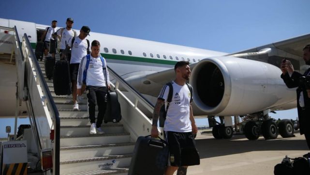 El Seleccionado lleg&oacute; a Barcelona e inici&oacute; la cuenta regresiva para el Mundial