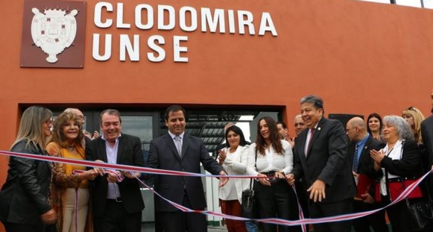  INAUGURAN SEDE UNSE EN CLODOMIRA