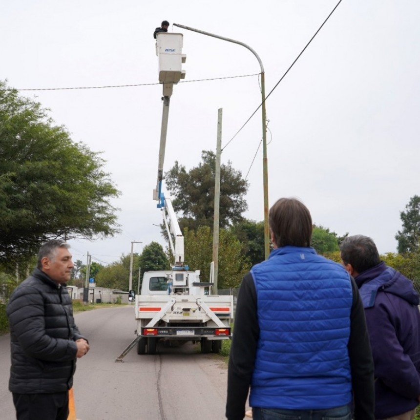 La gesti&oacute;n del intendente Nediani avanza con el Plan de Reconversi&oacute;n Lum&iacute;nica