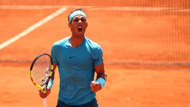 Nadal aplast&oacute; a Del Potro y es finalista de Roland Garros