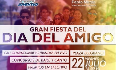 El municipio organiza la &ldquo;Gran fiesta del D&iacute;a del Amigo&rdquo;
