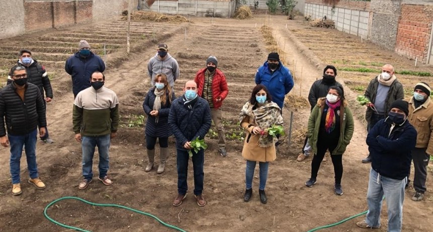 EL INTENDENTE MIROLO DESTAC&Oacute; EL AVANCE DE LA HUERTA DEMOSTRATIVA MUNICIPAL EN LA CIUDAD
