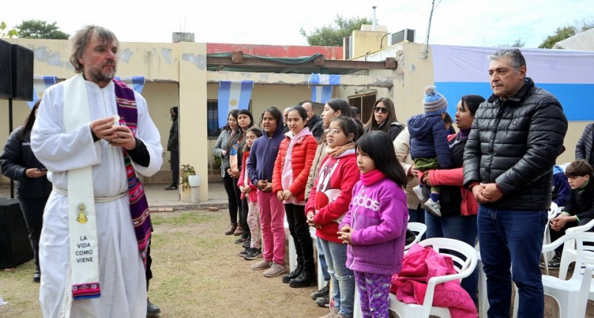Nediani particip&oacute; en el encuentro solidario de la Parroquia de Lourdes