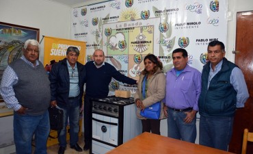 El intendente Mirolo entreg&oacute; una donaci&oacute;n para el SUOEM
