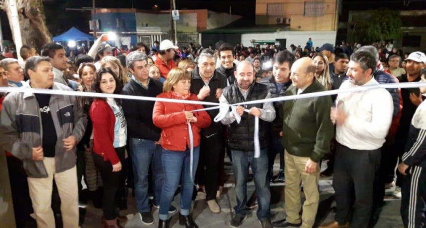 Pablo Mirolo inaugur&oacute; la Plaza Educativa y Cultural Mauricio Rojas