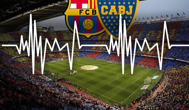 El Barsa invit&oacute; a Boca a hacer "temblar" el Camp Nou