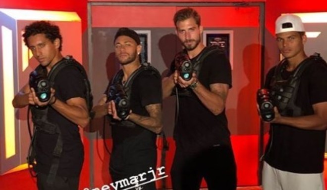 Neymar tir&aacute; del l&aacute;ser tag