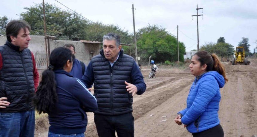 El intendente Nediani supervis&oacute; la obra de mejoramiento del &ldquo;Camino del Vivero&rdquo;
