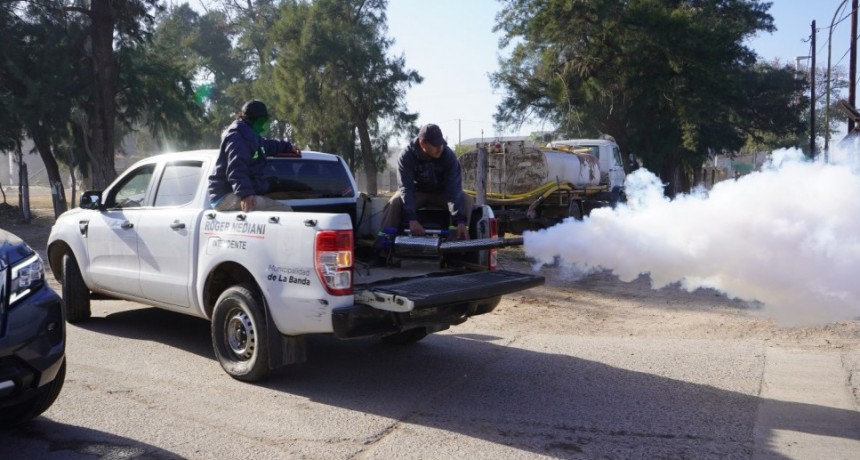 Nediani impulsa trabajos de fumigaci&oacute;n y limpieza para mejorar la calidad de vida de los vecinos 