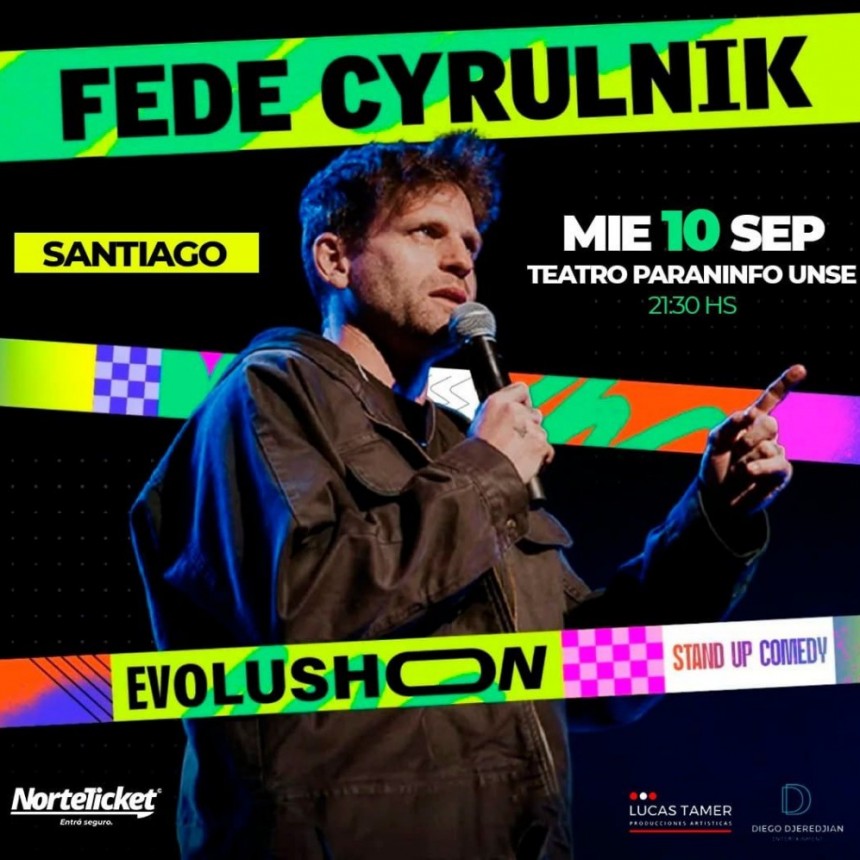 &ldquo;Evolushon&rdquo;, el unipersonal de Fede Cyrulnik
