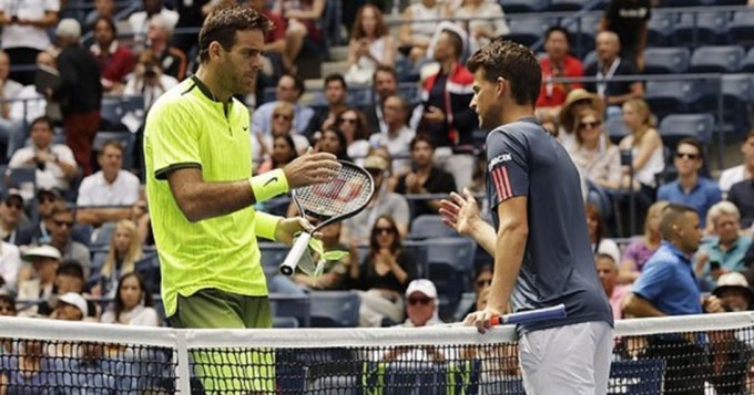 Del Potro gan&oacute; por abandono y avanza en el US Open