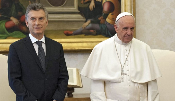 Francisco recibir&aacute; a Macri el pr&oacute;ximo 15 de octubre