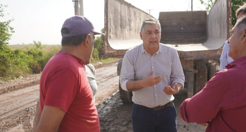 El intendente Nediani visit&oacute; los trabajos en el Barrio Gorrini y refuerza el di&aacute;logo con los vecinos