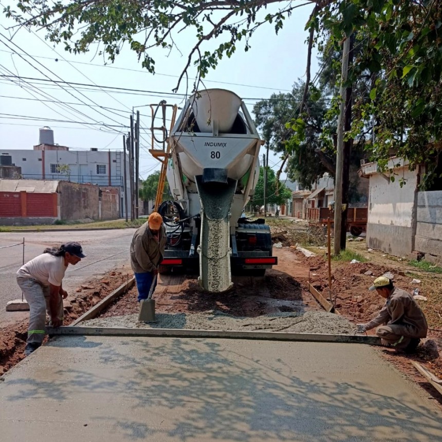 Nediani intensifica la ejecuci&oacute;n de obras viales en distintos sectores de la ciudad