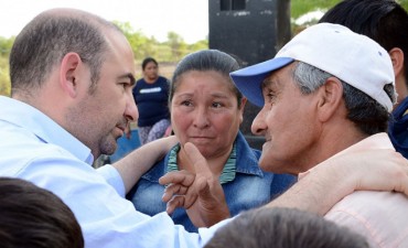 Mirolo visit&oacute; La Tijera y renov&oacute; su compromiso para trabajar por toda la provincia