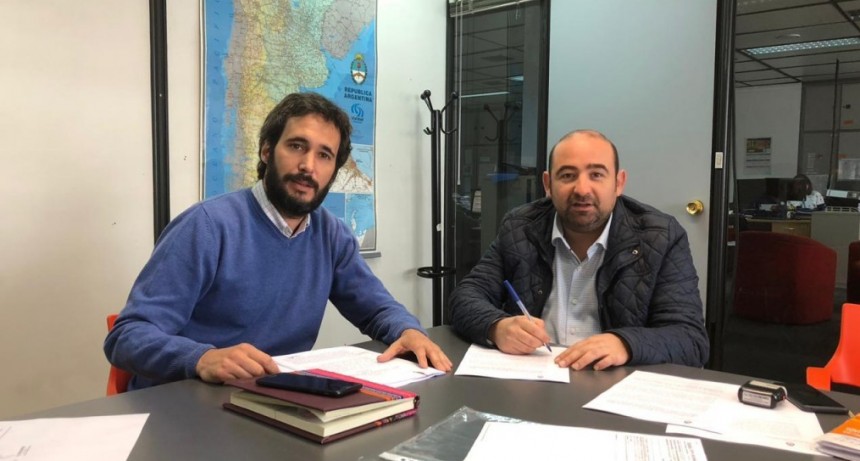 Mirolo firm&oacute; un convenio con la Naci&oacute;n para la ejecuci&oacute;n de m&aacute;s obras en el microcentro