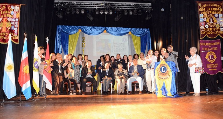 El Club de Leones &ldquo;Dr. Jorge W. Abalos&rdquo; realiz&oacute; la entrega del Le&oacute;n de Honor 2018 en el Cine Renzi