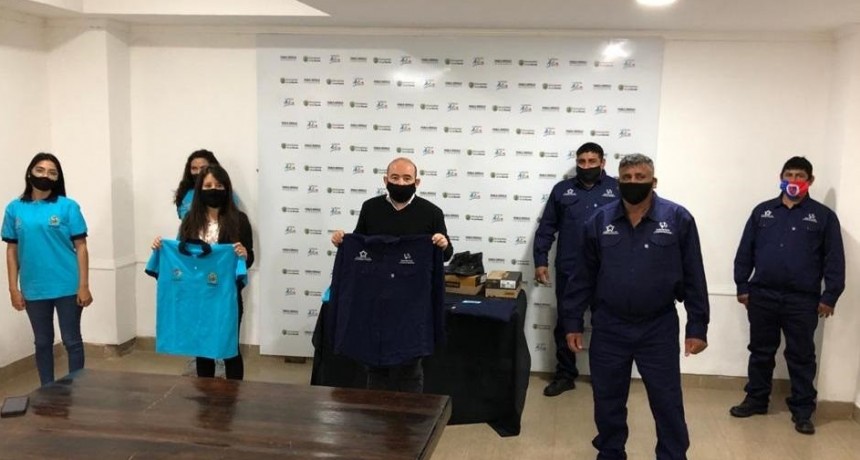  Se hizo entrega de indumentaria a personal de Desarrollo Social