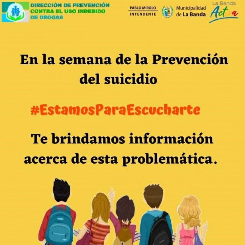 EL MUNICIPIO DESARROLLA UNA IMPORTANTE CAMPA&Ntilde;A DE CONCIENTIZACI&Oacute;N SOBRE PREVENCI&Oacute;N DE SUICIDIOS