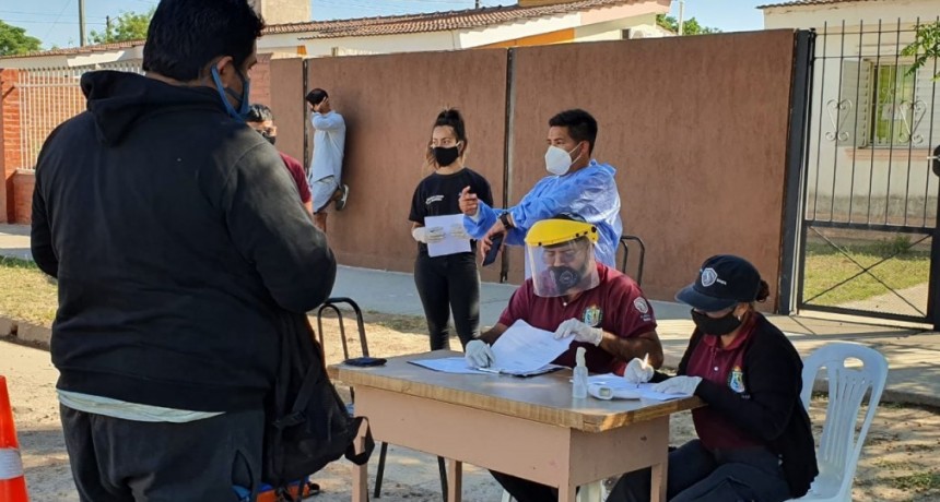 Se realiz&oacute; en el Camm N&deg; 6 del B&deg; El Rinc&oacute;n una jornada detecci&oacute;n de posibles casos de Covid -19