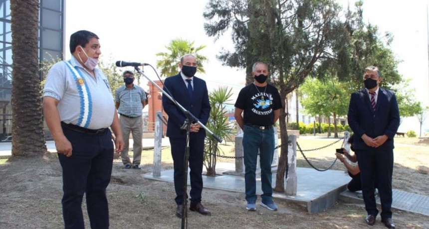  Mirolo particip&oacute; del acto por los 200 a&ntilde;os del primer izamiento de la Bandera Argentina en Malvinas