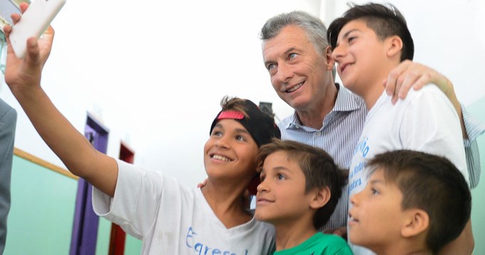 Macri est&aacute; "disf&oacute;nico" por gritar los goles de Boca