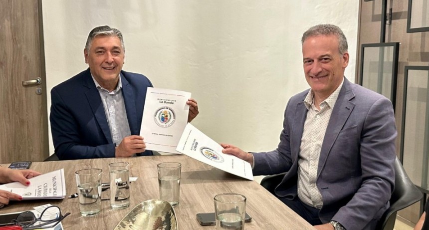 Nediani firm&oacute; un convenio para mejorar la conectividad m&oacute;vil en La Banda