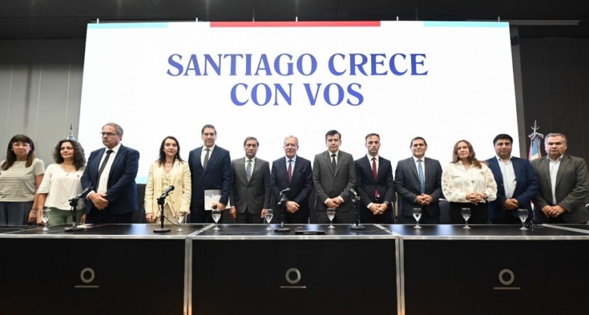 El gobernador El&iacute;as Su&aacute;rez realiz&oacute; el lanzamiento del Programa Capacitaci&oacute;n y Formaci&oacute;n laboral de j&oacute;venes &ldquo;Santiago crece con vos&rdquo;
